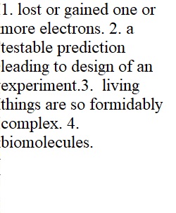 Quiz :The why and how biology